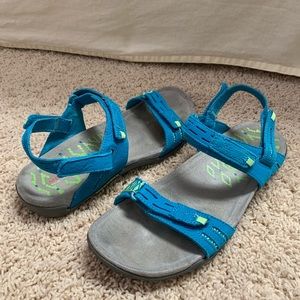 Blue Merrell Sandals